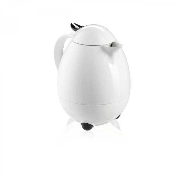 Leifheit Columbus Thermosfles - Wit - 1 Liter 3 Leifheit Columbus Thermosfles - Wit - 1 Liter