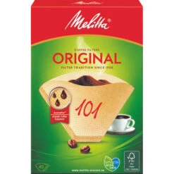 Melitta Classic Aroma Filter Formaat 101, 40 Stuks Natuurbruin