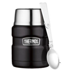 Thermos King Voedselcontainer - 0,47 L - Mat Zwart