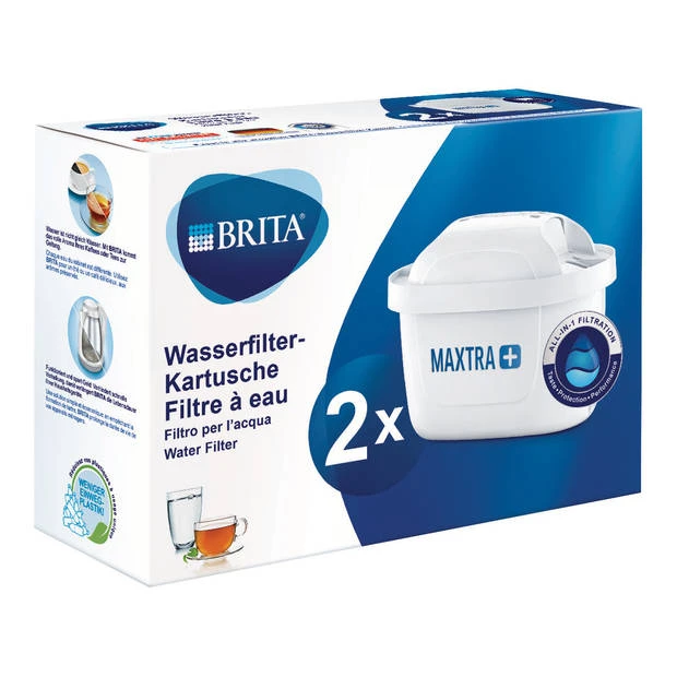 BRITA MAXTRA+ Waterfilterpatronen - 2-pack 3 BRITA MAXTRA+ Waterfilterpatronen - 2-pack