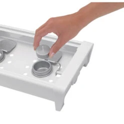 Brabantia Rechaud / Schotelverwarmer Met 2 Kaarsjes - White / Grey -Keukendrank Winkel 1653074 115cf68b