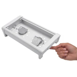 Brabantia Rechaud / Schotelverwarmer Met 2 Kaarsjes - White / Grey -Keukendrank Winkel 1653074 c62f1c78