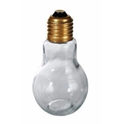 Merkloos Zout Of Peper Strooier Gloeilamp Vorm 11 Cm - Peper En Zoutstel