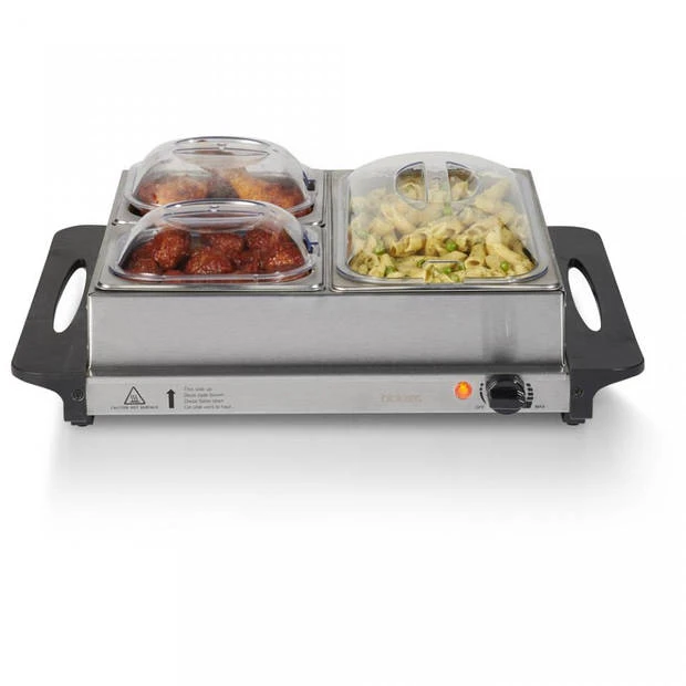 Blokker BL-26402 Warmhoudschalen 2x1,0L + 2,5L 3 Blokker BL-26402 Warmhoudschalen 2x1,0L + 2,5L