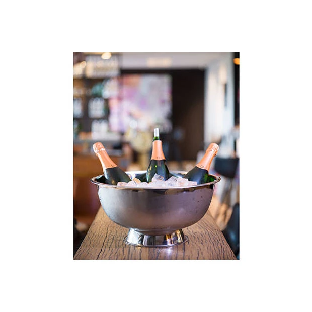 Cosy&Trendy Champagne Emmer Op Voet - Ø 39 Cm 4 Cosy&Trendy Champagne Emmer Op Voet - Ø 39 Cm - Afbeelding 2