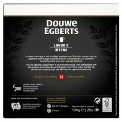 Douwe Egberts Lungo Intens Koffiecups Voordeelpak 20 Stuks -Keukendrank Winkel 1876271 1cf58d1d