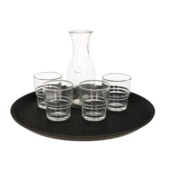 Merkloos Horeca Dienblad - Zwart - Met Anti-slip - Kunststof - D35 Cm - Dienbladen -Keukendrank Winkel 1980900 8df2b36d