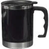 Merkloos Dubbelwandige Thermos/isoleer Beker 400 Ml Zwart - Thermosbeker -Keukendrank Winkel 2073938 b2cf0aea