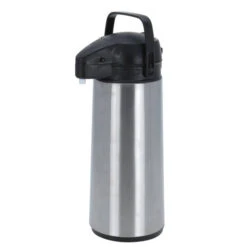 Merkloos RVS Thermoskan/isoleerkan Met Pomp 1.8 Liter