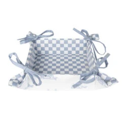 Clayre & Eef Blauwe Broodmandje 35*35*8 Cm LWC47BL