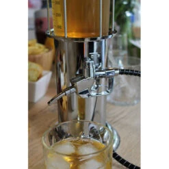 United Entertainment Bar Butler Drankdispenser - Vintage Benzinepomp - 1 Liter - Zilver -Keukendrank Winkel 2248065 0bb90f22