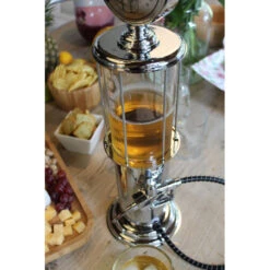 United Entertainment Bar Butler Drankdispenser - Vintage Benzinepomp - 1 Liter - Zilver -Keukendrank Winkel 2248065 6710e934