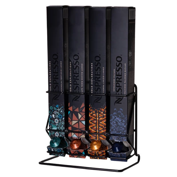 Jay Hill Nespresso Cuphouder - Rek - Zwart - 40 Stuks 4 Jay Hill Nespresso Cuphouder - Rek - Zwart - 40 Stuks - Afbeelding 2