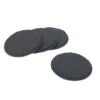 Orange85 Zwarte Onderzetters Voor Glazen 4 Stuks Leisteen Rond -Keukendrank Winkel 2467265 f513574c