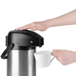 Emsa Thermoskan Met Pomp President RVS 2 Liter -Keukendrank Winkel 2527517 1c19a79c