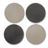 Blokker Zwart/grijze Onderzetters - Set Van 4 - ø9 Cm -Keukendrank Winkel 2561959 3b200a7a
