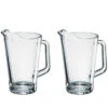 Merkloos 2x Glazen Water Karaffen/pitchers Van 1,8 L Conic - Karaffen -Keukendrank Winkel 2579935 7eacfdb3