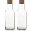 Bormioli Rocco 2x Glazen Water Karaffen Met Kurken Dop Van 1 L Sublime - Karaffen -Keukendrank Winkel 2579945 6e1985cd