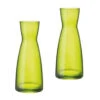 Merkloos Set Van 2 Stuks Groene Karaffen/vazen 20.5 Cm - Karaffen -Keukendrank Winkel 2579951 8d12e0fc