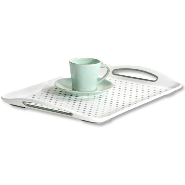 Dienblad Rechthoekig - Anti-slip Dienblad - Diep Dienblad Met Antislip 4 Dienblad Rechthoekig - Anti-slip Dienblad - Diep Dienblad Met Antislip - Afbeelding 2