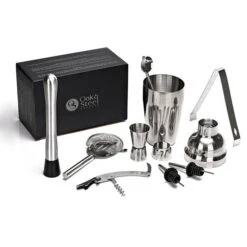 Decopatent® PRO Cocktail Set 10-delig - Rvs Barset Met Shaker -