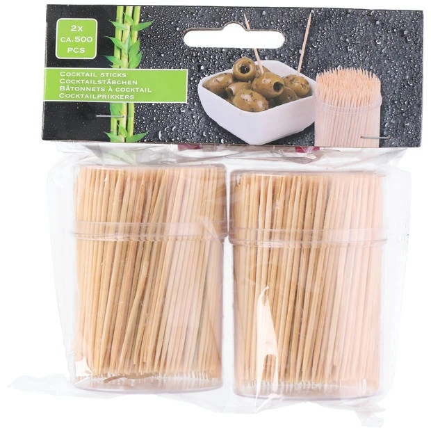 No Brand Non-branded Cocktailprikkers 5 Cm Hout Bruin 1000 Stuks 3 No Brand Non-branded Cocktailprikkers 5 Cm Hout Bruin 1000 Stuks
