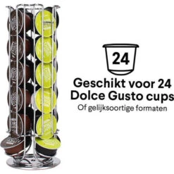 Zindoo Capsulehouder - 24 Cups - Zilver 12 Zindoo Capsulehouder - 24 Cups - Zilver -Keukendrank Winkel 3427624 7a8dd2ab