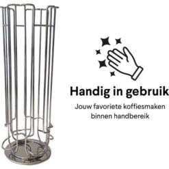 Zindoo Capsulehouder - 24 Cups - Zilver 11 Zindoo Capsulehouder - 24 Cups - Zilver -Keukendrank Winkel 3427624 815a6ded