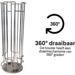 Zindoo Capsulehouder - 24 Cups - Zilver 15 Zindoo Capsulehouder - 24 Cups - Zilver -Keukendrank Winkel 3427624 962a42ce