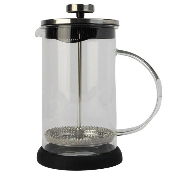 Orange85 Melkopschuimer - Cafetière - French Press - 600 Ml - Zwart - 10x10x18 Cm - Glas 3 Orange85 Melkopschuimer - Cafetière - French Press - 600 Ml - Zwart - 10x10x18 Cm - Glas
