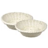2x Stuks Ronde Broodmanden/serveermanden Wit Kunststof D20 X H8 Cm - Broodmand 2 2x Stuks Ronde Broodmanden/serveermanden Wit Kunststof D20 X H8 Cm - Broodmand -Keukendrank Winkel 3513873 70be8b09