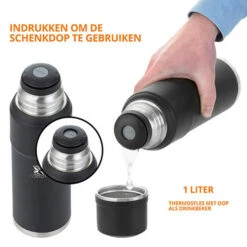 MacGyver Thermosflessen 2-delige Set 1.5 Ltr– RVS Thermoskan 1 Ltr – Reisbeker 0,55 Ltr 16 MacGyver Thermosflessen 2-delige Set 1.5 Ltr– RVS Thermoskan 1 Ltr – Reisbeker 0,55 Ltr -Keukendrank Winkel 3515415 e2da84c9