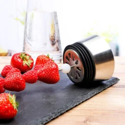 Decopatent® Waterkaraf Met Vruchten Spies - 1 Liter - Met RVS Filter - -Keukendrank Winkel 3525761 5709917b