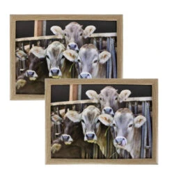 Schootkussen/laptray Kalfjes/koeien Print 33 X 43 Cm - Dienbladen -Keukendrank Winkel 3560008 e331e19c