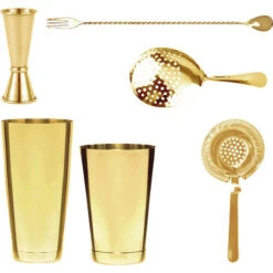 Bar Professional Cocktailbox 80 Cl Goud