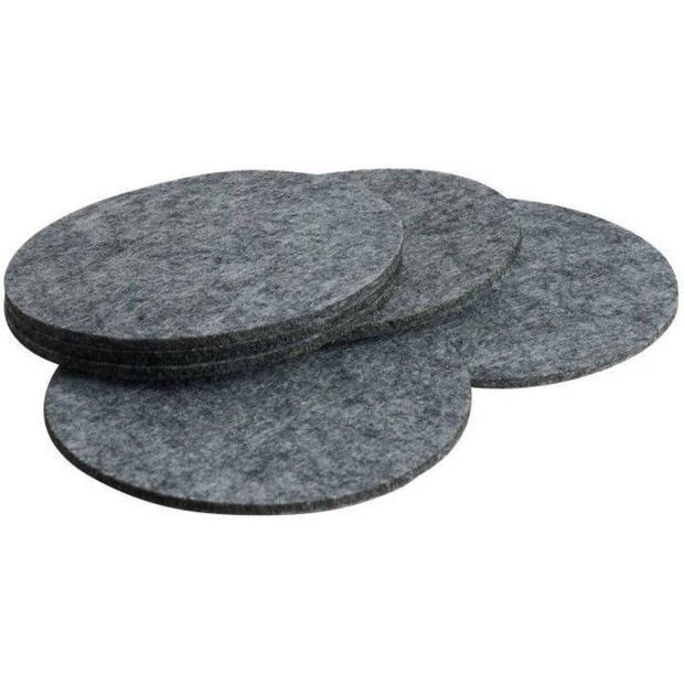 Orange85 Onderzetters - Vilt - Grijs - 6 Stuks 5 Orange85 Onderzetters - Vilt - Grijs - 6 Stuks - Afbeelding 3
