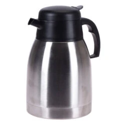 Excellent Houseware 1x Koffie/thee Thermoskan RVS 1500 Ml - Thermoskannen