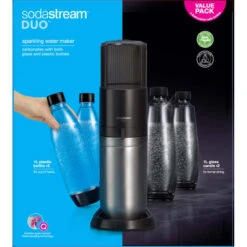 Sodastream DUO Megapack - Zwart -Keukendrank Winkel 3713204 b5843a75
