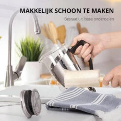 Qualitá French Press – Cafetiere – Koffiemaker – Franse Pers -Keukendrank Winkel 3725878 0e88e75a