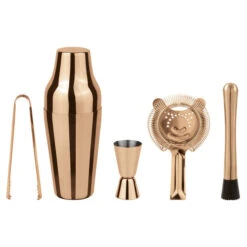 Paderno Cocktailset Parisian Koper 5-Delig