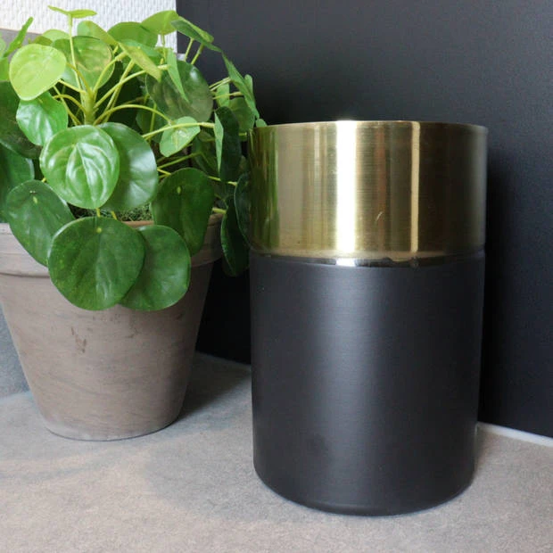 Orange85 Wijnkoeler - Zwart - Goud - RVS - Champagnekoeler - Standaard 5 Orange85 Wijnkoeler - Zwart - Goud - RVS - Champagnekoeler - Standaard - Afbeelding 3