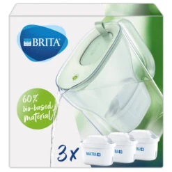 BRITA - Duurzame Waterfilterkan - Style Eco Cool - Groen - 2,4l + 1 MAXTRA Pro All-in-One Waterfilterpatroon