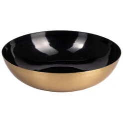 Gusta Decoschaal ø24x7,5cm Goud/blauw