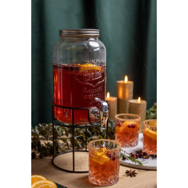 Sareva Drankdispenser - Met Houder - 3 Liter 6 Sareva Drankdispenser - Met Houder - 3 Liter - Afbeelding 4