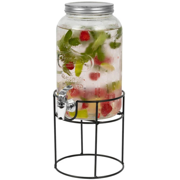 Sareva Drankdispenser - Met Houder - 3 Liter 3 Sareva Drankdispenser - Met Houder - 3 Liter