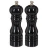 Set Van 2x Stuks Pepermolens Hout Zwart 15 Cm - Peper En Zoutstel -Keukendrank Winkel 3788227 280c96b4