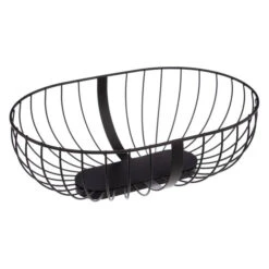 Fruitschaal/fruitmand Metaal Met Inzetbakje Zwart 30 X 20 Cm - Fruitschalen -Keukendrank Winkel 3788689 c1c6a0b3