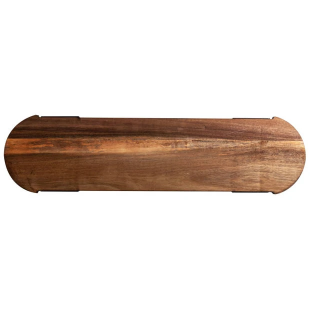 Gusta Serveerplank 68cm Met Pootjes - Acacia 4 Gusta Serveerplank 68cm Met Pootjes - Acacia - Afbeelding 2