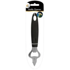 Flesopener Zwart Kunststof/RVS 18 Cm - Flesopeners