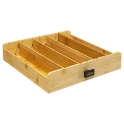 Koffie Cup/capsule Houder/dispenser Lade Bamboe Hout/metaal Zwart - Koffiecuphouders -Keukendrank Winkel 3799350 56a69189